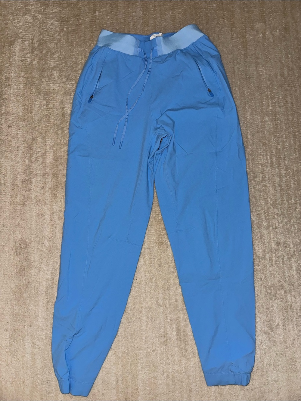 lululemon athletica Light Blue Drawstring Jogger Pants